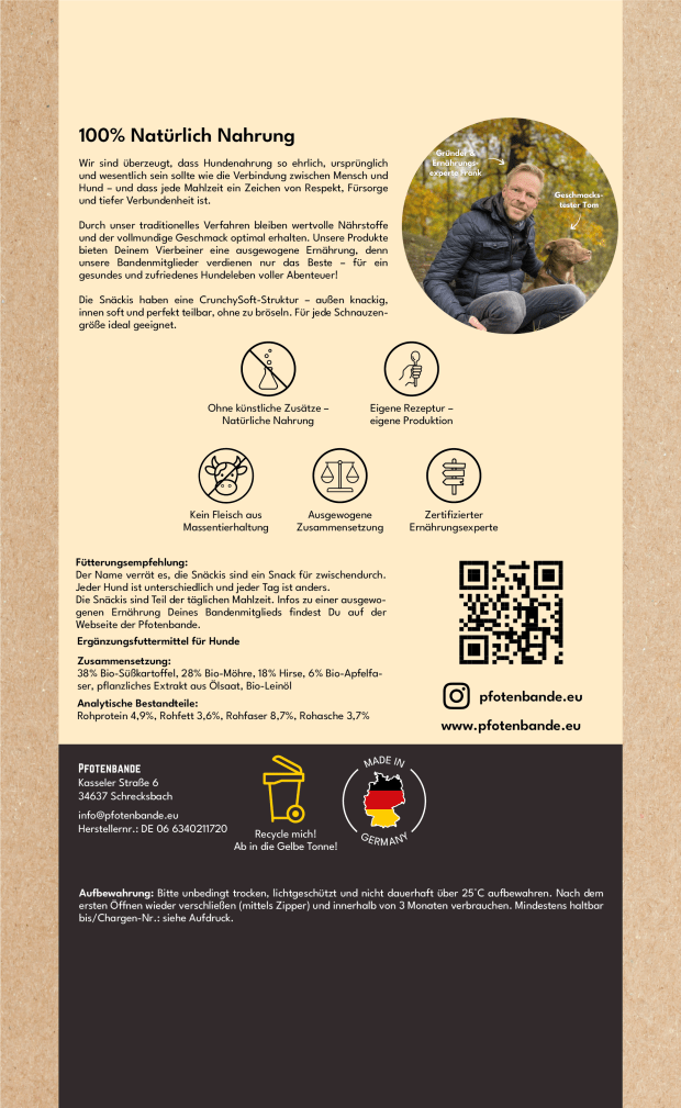 Snäcki - Veggie Nr. 2 - Pfotenbande